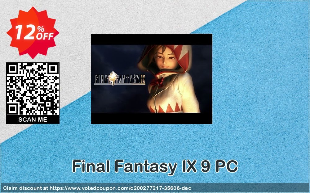 Final Fantasy IX 9 PC Coupon, discount Final Fantasy IX 9 PC Deal 2024 CDkeys. Promotion: Final Fantasy IX 9 PC Exclusive Sale offer 