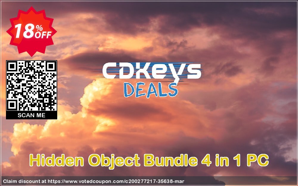 Hidden Object Bundle 4 in 1 PC Coupon, discount Hidden Object Bundle 4 in 1 PC Deal 2024 CDkeys. Promotion: Hidden Object Bundle 4 in 1 PC Exclusive Sale offer 