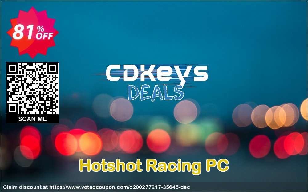 Hotshot Racing PC Coupon, discount Hotshot Racing PC Deal 2024 CDkeys. Promotion: Hotshot Racing PC Exclusive Sale offer 