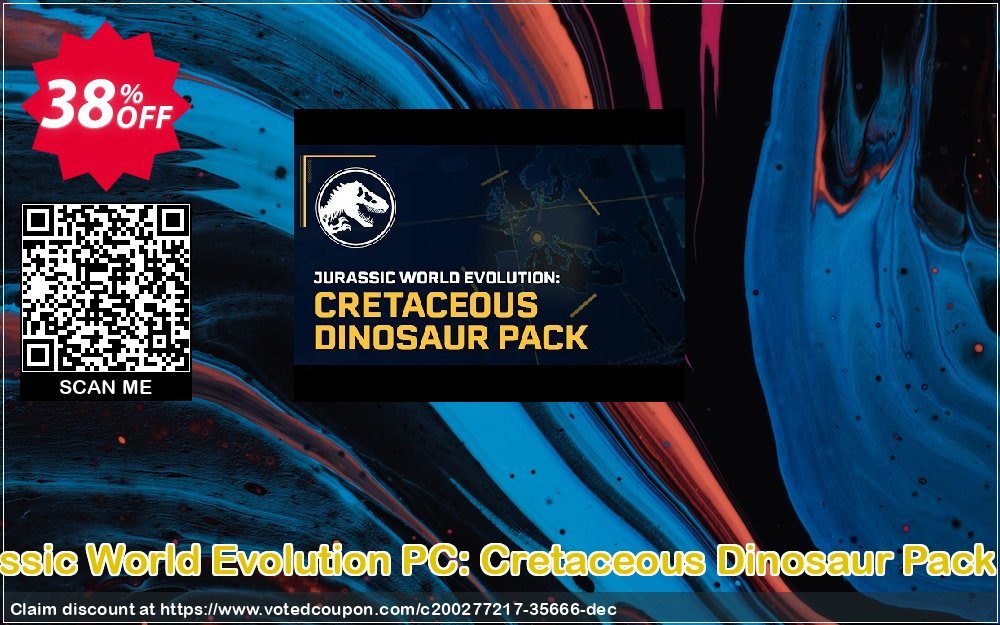 Jurassic World Evolution PC: Cretaceous Dinosaur Pack DLC Coupon Code Apr 2024, 38% OFF - VotedCoupon