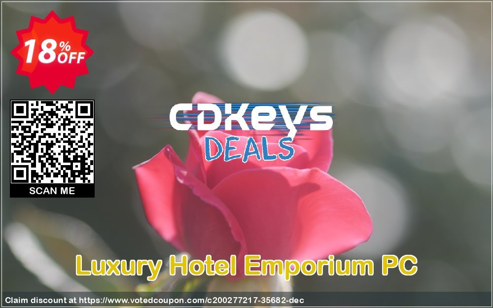 Luxury Hotel Emporium PC Coupon, discount Luxury Hotel Emporium PC Deal 2024 CDkeys. Promotion: Luxury Hotel Emporium PC Exclusive Sale offer 