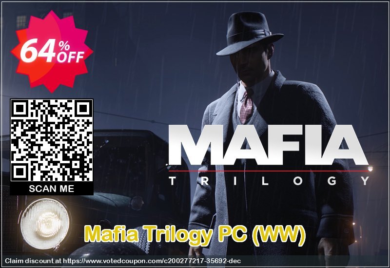 Mafia Trilogy PC, WW  Coupon, discount Mafia Trilogy PC (WW) Deal 2024 CDkeys. Promotion: Mafia Trilogy PC (WW) Exclusive Sale offer 