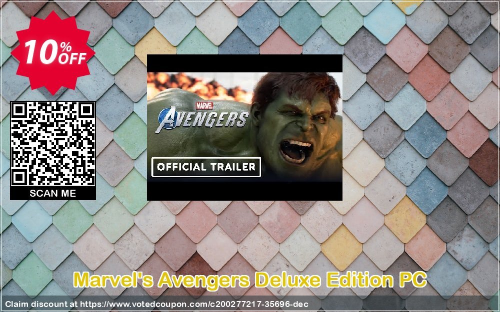 Marvel&#039;s Avengers Deluxe Edition PC Coupon, discount Marvel's Avengers Deluxe Edition PC Deal 2024 CDkeys. Promotion: Marvel's Avengers Deluxe Edition PC Exclusive Sale offer 