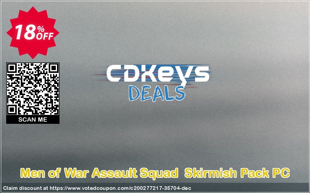 Men of War Assault Squad  Skirmish Pack PC Coupon Code May 2024, 18% OFF - VotedCoupon