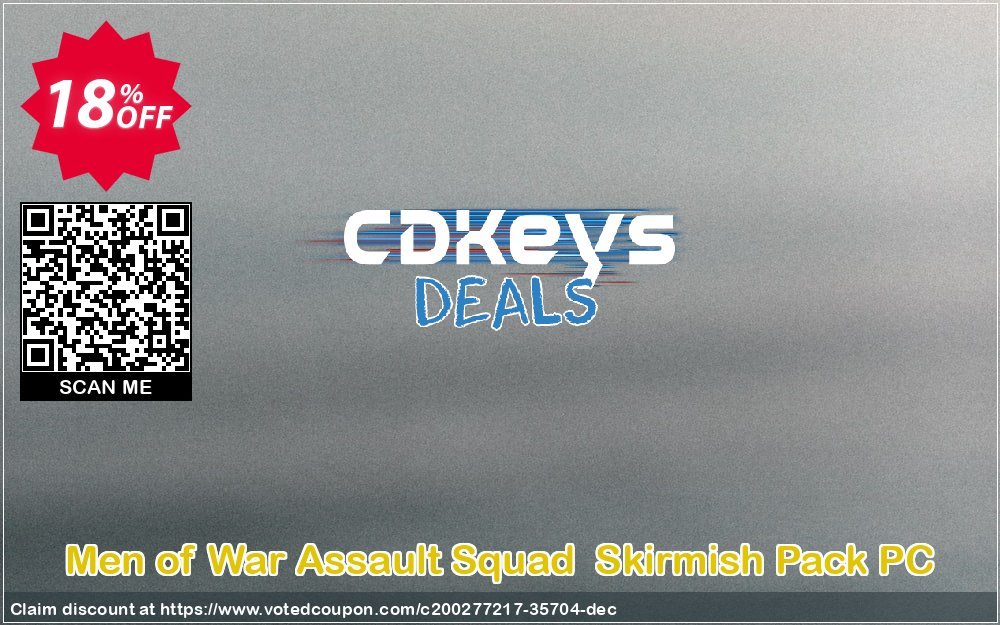 Men of War Assault Squad  Skirmish Pack PC Coupon, discount Men of War Assault Squad  Skirmish Pack PC Deal 2024 CDkeys. Promotion: Men of War Assault Squad  Skirmish Pack PC Exclusive Sale offer 