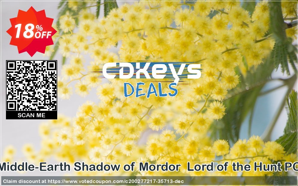 Middle-Earth Shadow of Mordor  Lord of the Hunt PC Coupon Code Apr 2024, 18% OFF - VotedCoupon