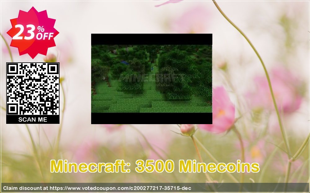 Minecraft: 3500 Minecoins Coupon, discount Minecraft: 3500 Minecoins Deal 2024 CDkeys. Promotion: Minecraft: 3500 Minecoins Exclusive Sale offer 