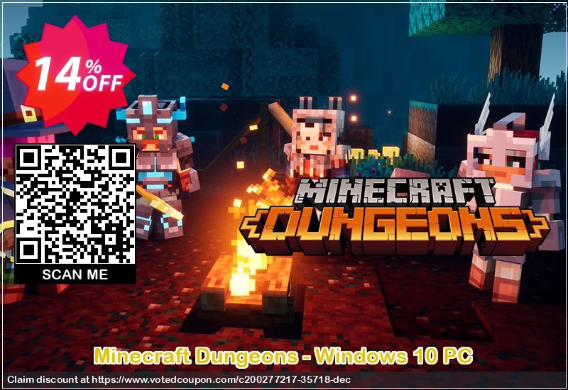 Minecraft Dungeons - WINDOWS 10 PC Coupon Code May 2024, 14% OFF - VotedCoupon