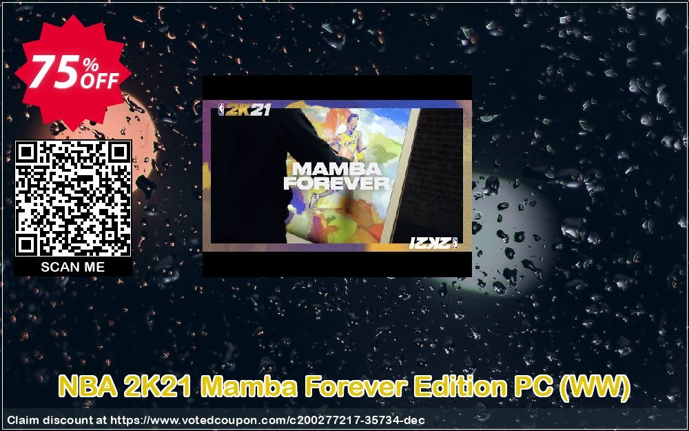 NBA 2K21 Mamba Forever Edition PC, WW  Coupon Code Apr 2024, 75% OFF - VotedCoupon