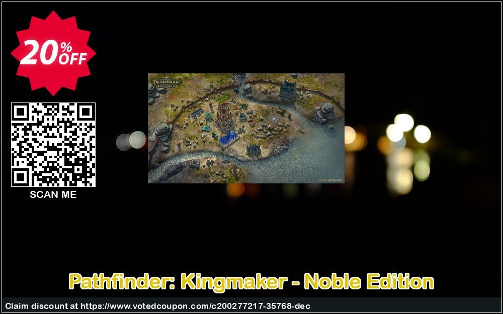 Pathfinder: Kingmaker - Noble Edition Coupon, discount Pathfinder: Kingmaker - Noble Edition Deal 2024 CDkeys. Promotion: Pathfinder: Kingmaker - Noble Edition Exclusive Sale offer 