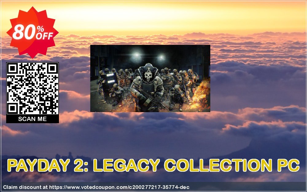 PAYDAY 2: LEGACY COLLECTION PC Coupon, discount PAYDAY 2: LEGACY COLLECTION PC Deal 2024 CDkeys. Promotion: PAYDAY 2: LEGACY COLLECTION PC Exclusive Sale offer 