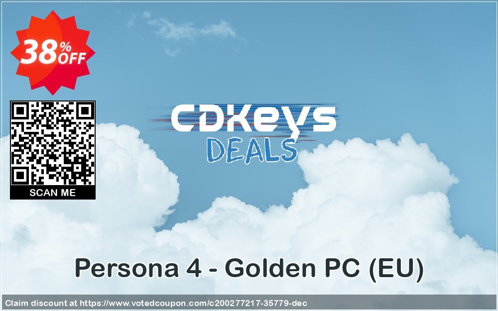 Persona 4 - Golden PC, EU  Coupon Code May 2024, 38% OFF - VotedCoupon