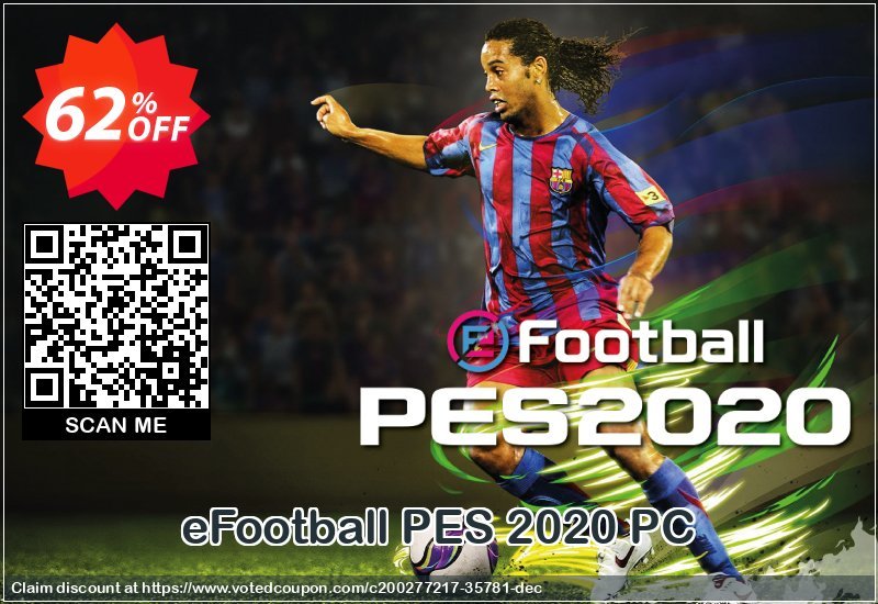 eFootball PES 2020 PC Coupon Code Apr 2024, 62% OFF - VotedCoupon