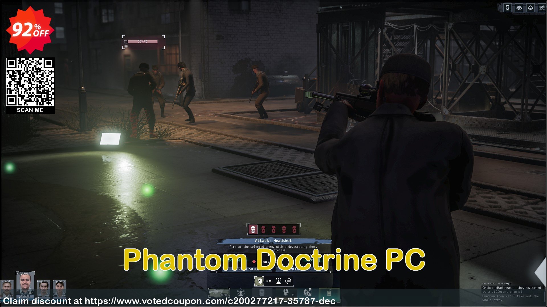 Phantom Doctrine PC Coupon Code May 2024, 92% OFF - VotedCoupon