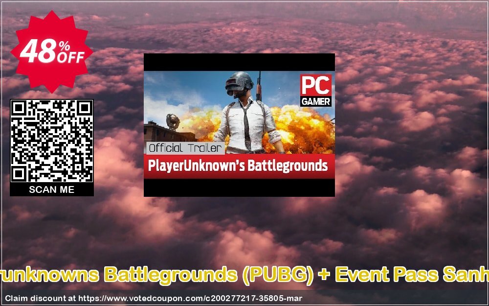 Playerunknowns Battlegrounds, PUBG + Event Pass Sanhok PC Coupon Code Apr 2024, 48% OFF - VotedCoupon