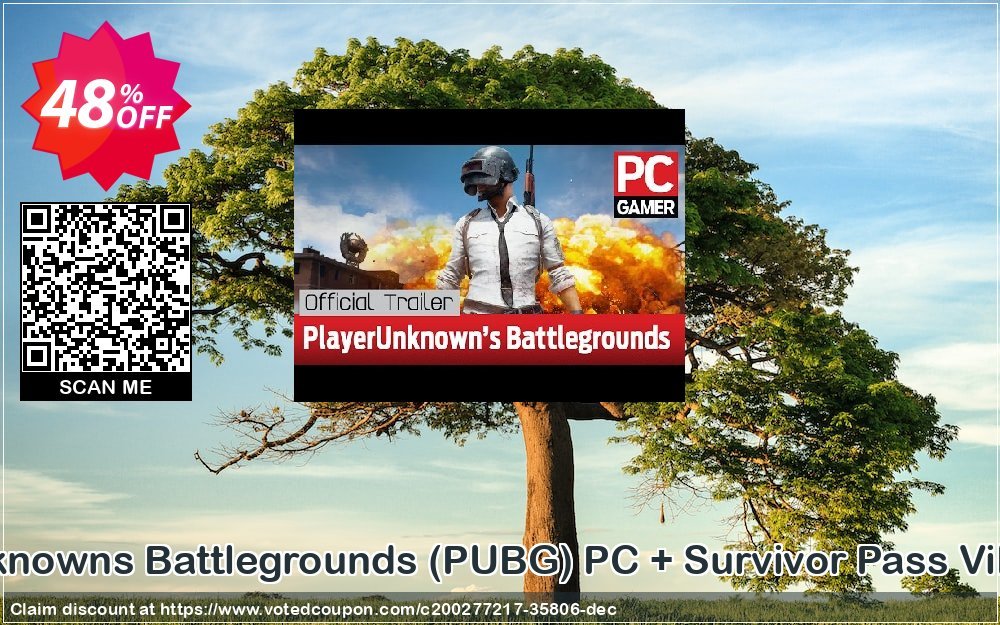 PlayerUnknowns Battlegrounds, PUBG PC + Survivor Pass Vikendi DLC Coupon Code Apr 2024, 48% OFF - VotedCoupon
