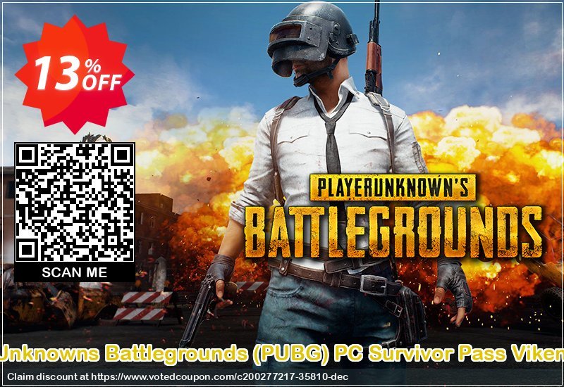 PlayerUnknowns Battlegrounds, PUBG PC Survivor Pass Vikendi DLC Coupon Code Apr 2024, 13% OFF - VotedCoupon