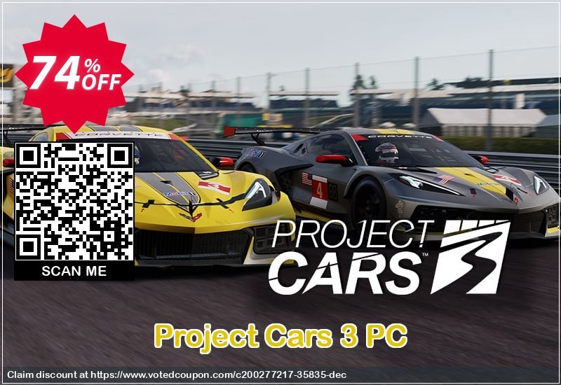 Project Cars 3 PC Coupon Code Apr 2024, 74% OFF - VotedCoupon