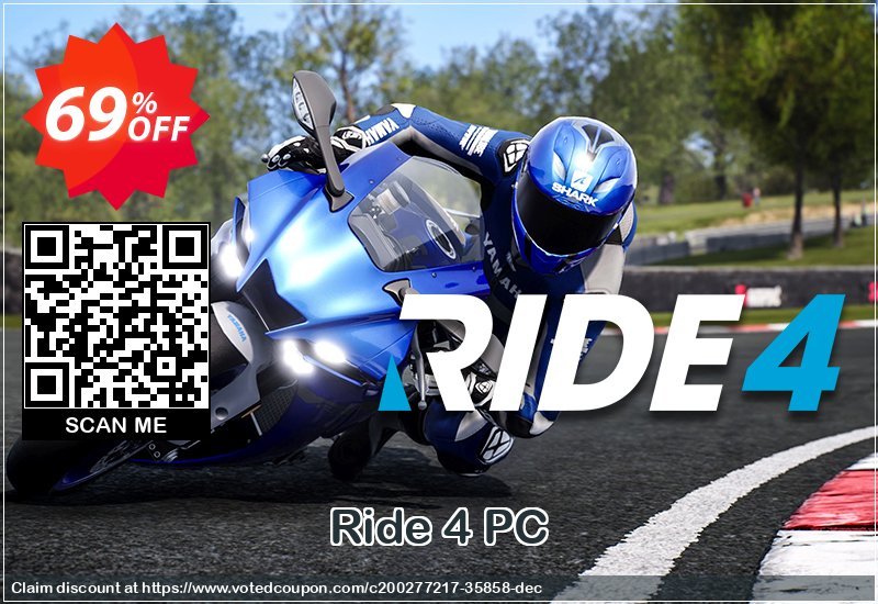 Ride 4 PC Coupon, discount Ride 4 PC Deal 2024 CDkeys. Promotion: Ride 4 PC Exclusive Sale offer 