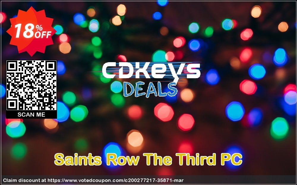 Saints Row The Third PC Coupon, discount Saints Row The Third PC Deal 2024 CDkeys. Promotion: Saints Row The Third PC Exclusive Sale offer 