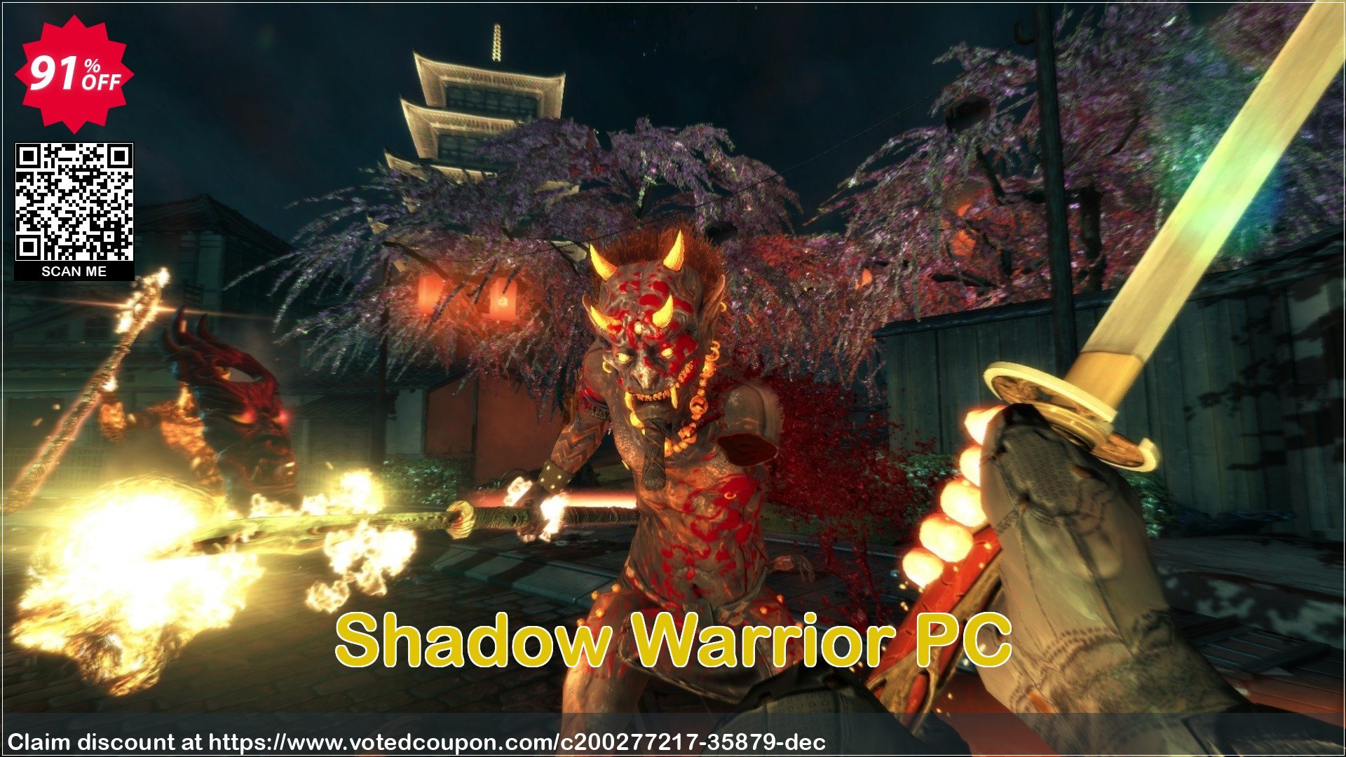 Shadow Warrior PC Coupon, discount Shadow Warrior PC Deal 2024 CDkeys. Promotion: Shadow Warrior PC Exclusive Sale offer 