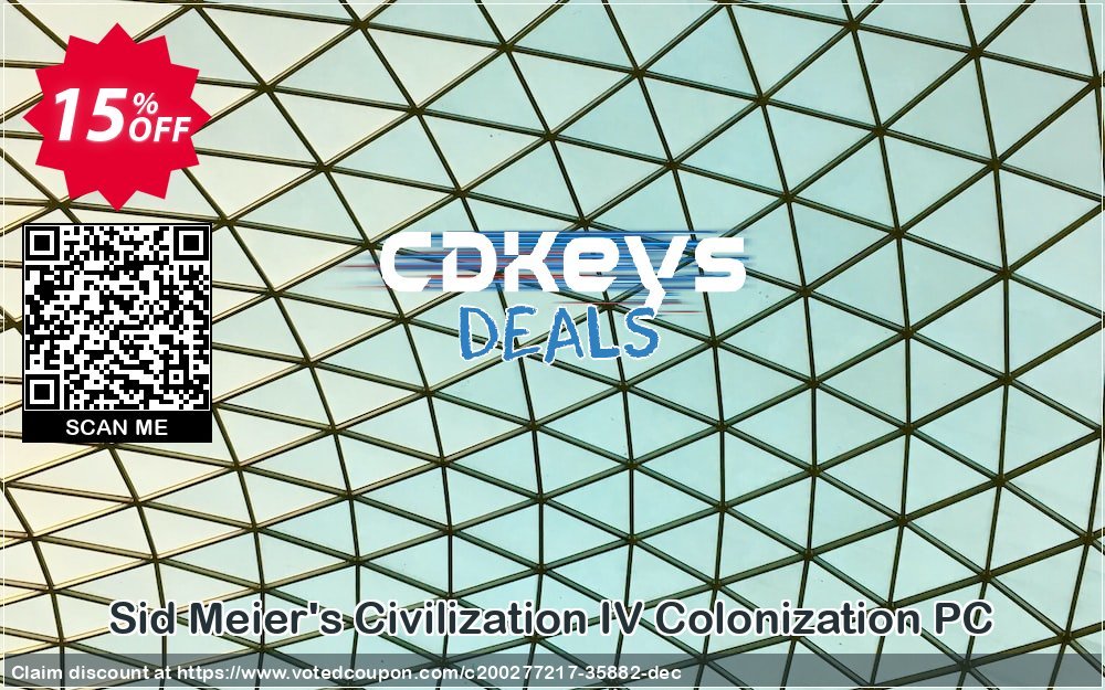 Sid Meier&#039;s Civilization IV Colonization PC Coupon, discount Sid Meier's Civilization IV Colonization PC Deal 2024 CDkeys. Promotion: Sid Meier's Civilization IV Colonization PC Exclusive Sale offer 
