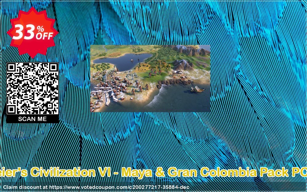 Sid Meier&#039;s Civilization VI - Maya & Gran Colombia Pack PC - DLC Coupon, discount Sid Meier's Civilization VI - Maya & Gran Colombia Pack PC - DLC Deal 2024 CDkeys. Promotion: Sid Meier's Civilization VI - Maya & Gran Colombia Pack PC - DLC Exclusive Sale offer 