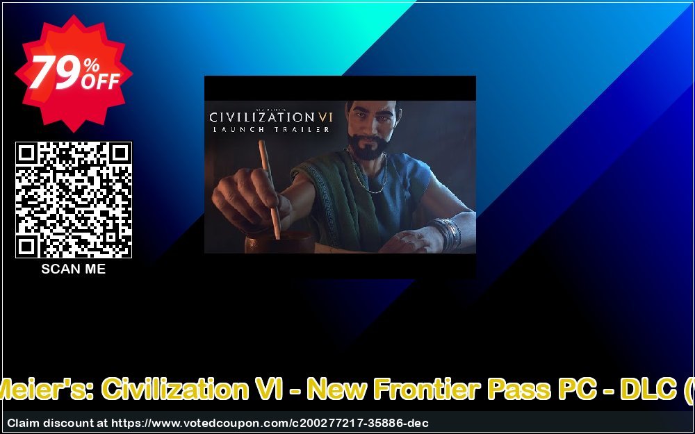 Sid Meier&#039;s: Civilization VI - New Frontier Pass PC - DLC, WW  Coupon, discount Sid Meier's: Civilization VI - New Frontier Pass PC - DLC (WW) Deal 2024 CDkeys. Promotion: Sid Meier's: Civilization VI - New Frontier Pass PC - DLC (WW) Exclusive Sale offer 