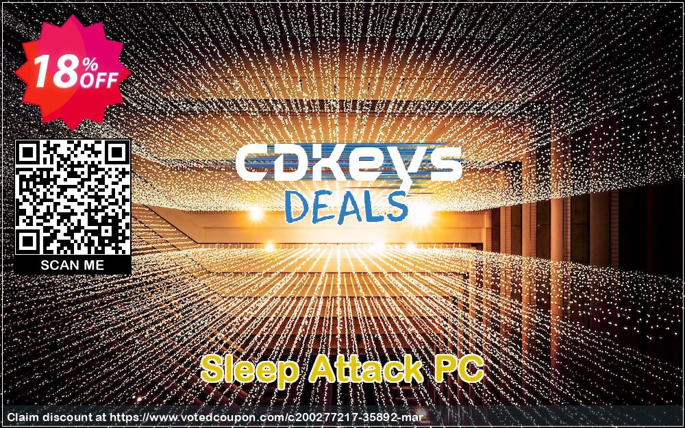 Sleep Attack PC Coupon, discount Sleep Attack PC Deal 2024 CDkeys. Promotion: Sleep Attack PC Exclusive Sale offer 