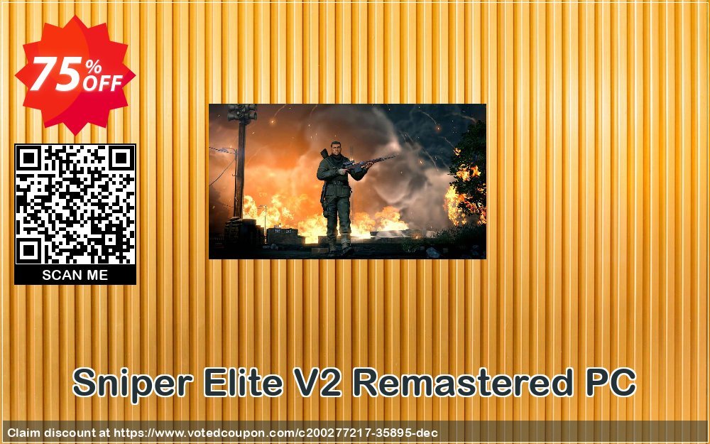 Sniper Elite V2 Remastered PC Coupon, discount Sniper Elite V2 Remastered PC Deal 2024 CDkeys. Promotion: Sniper Elite V2 Remastered PC Exclusive Sale offer 