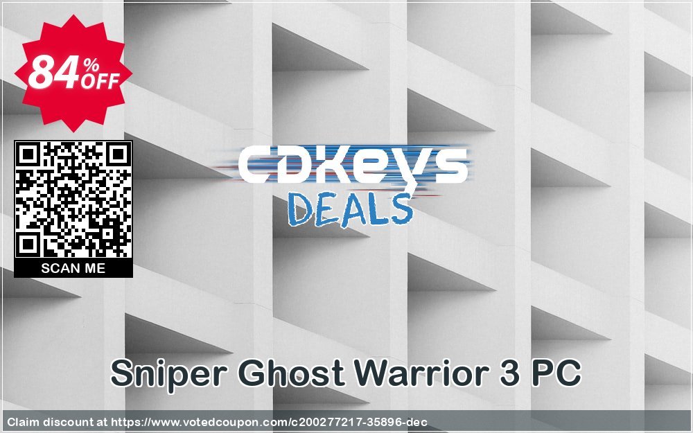 Sniper Ghost Warrior 3 PC Coupon Code Apr 2024, 84% OFF - VotedCoupon