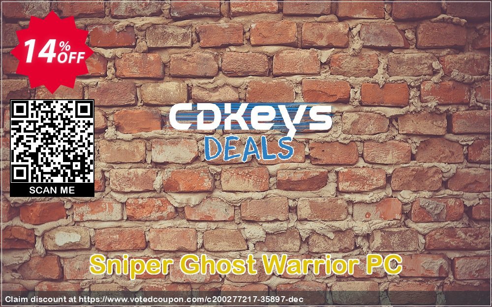 Sniper Ghost Warrior PC Coupon, discount Sniper Ghost Warrior PC Deal 2024 CDkeys. Promotion: Sniper Ghost Warrior PC Exclusive Sale offer 