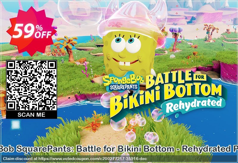 SpongeBob SquarePants: Battle for Bikini Bottom - Rehydrated PC + DLC Coupon Code Apr 2024, 59% OFF - VotedCoupon