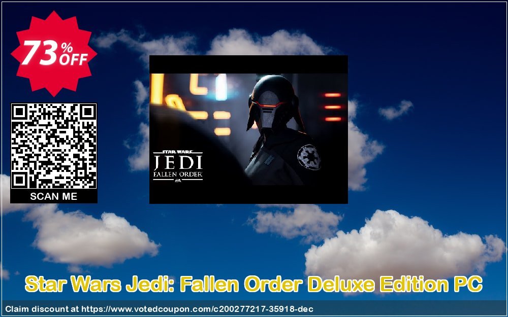 Star Wars Jedi: Fallen Order Deluxe Edition PC Coupon, discount Star Wars Jedi: Fallen Order Deluxe Edition PC Deal 2024 CDkeys. Promotion: Star Wars Jedi: Fallen Order Deluxe Edition PC Exclusive Sale offer 