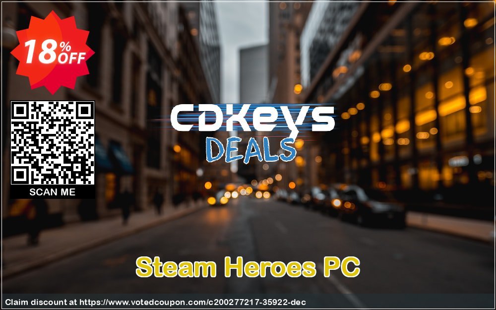 Steam Heroes PC Coupon Code May 2024, 18% OFF - VotedCoupon