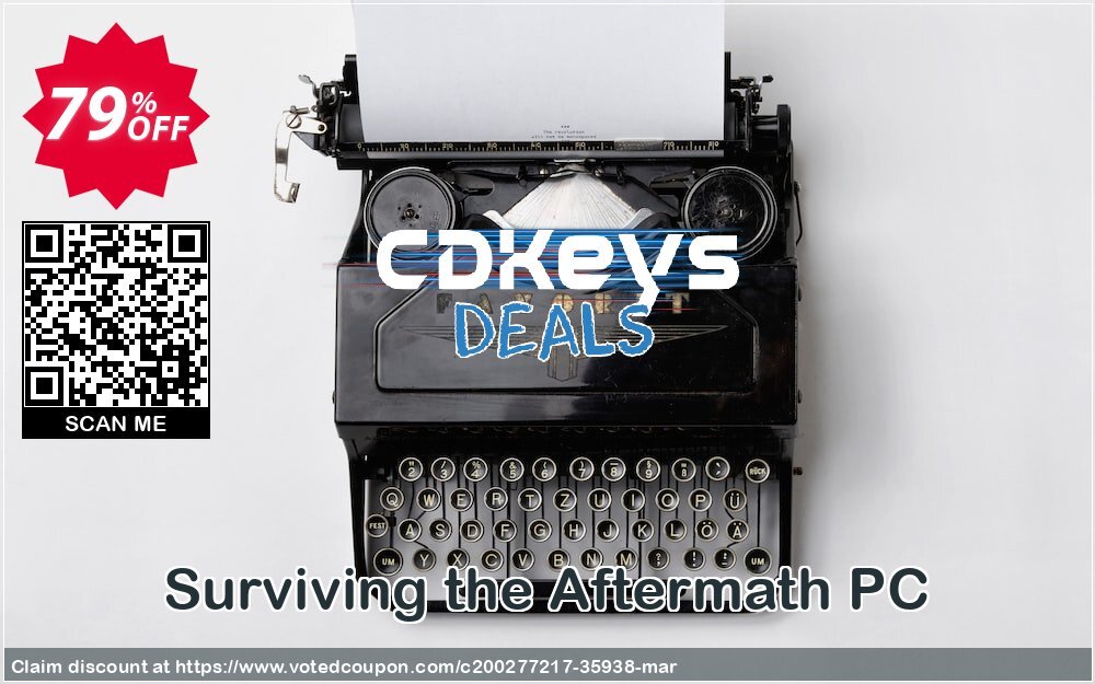 Surviving the Aftermath PC Coupon, discount Surviving the Aftermath PC Deal 2024 CDkeys. Promotion: Surviving the Aftermath PC Exclusive Sale offer 