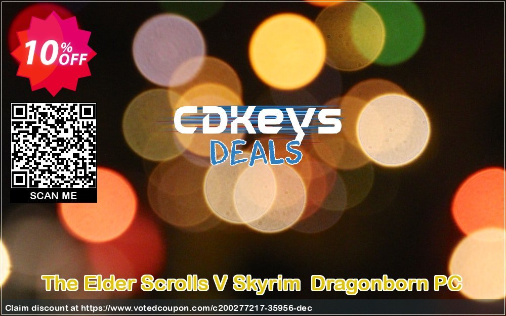 The Elder Scrolls V Skyrim  Dragonborn PC Coupon, discount The Elder Scrolls V Skyrim  Dragonborn PC Deal 2024 CDkeys. Promotion: The Elder Scrolls V Skyrim  Dragonborn PC Exclusive Sale offer 