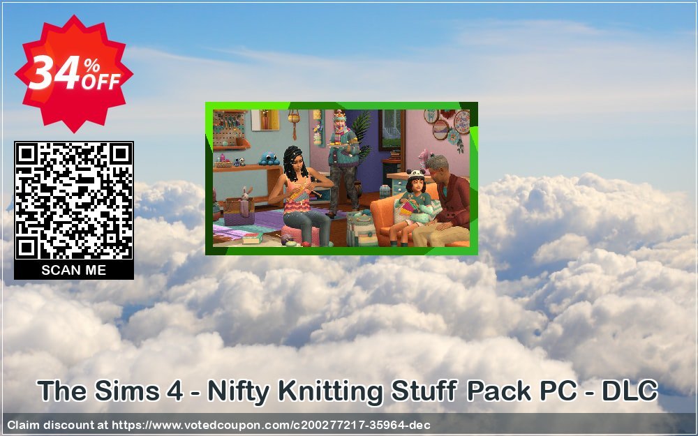 The Sims 4 - Nifty Knitting Stuff Pack PC - DLC Coupon, discount The Sims 4 - Nifty Knitting Stuff Pack PC - DLC Deal 2024 CDkeys. Promotion: The Sims 4 - Nifty Knitting Stuff Pack PC - DLC Exclusive Sale offer 