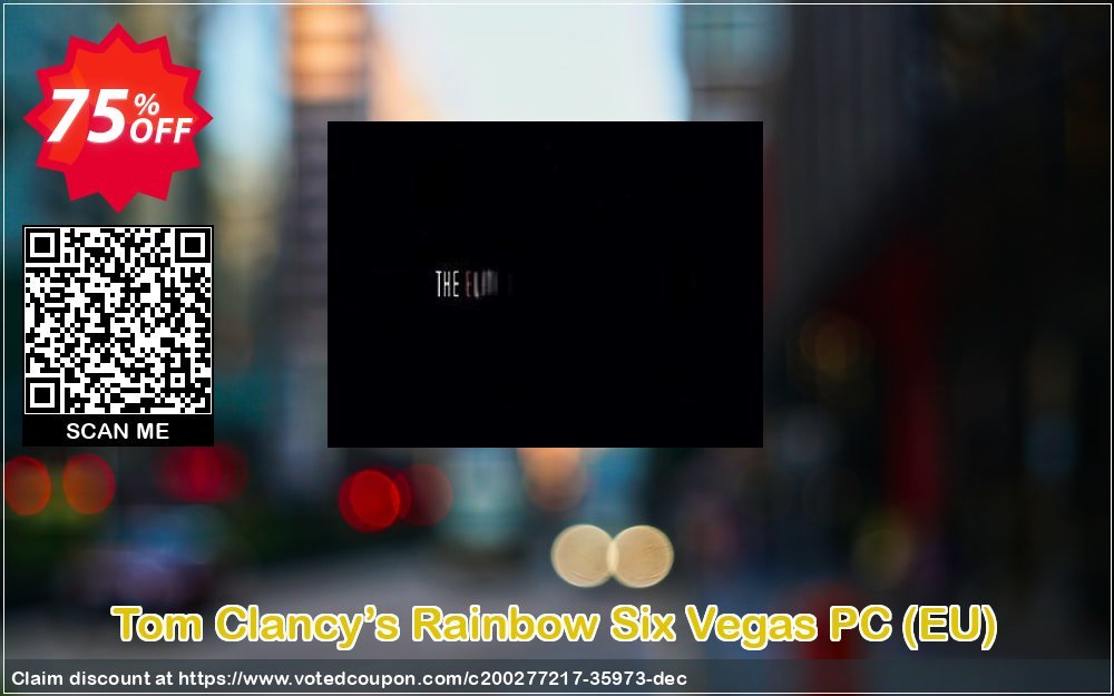 Tom Clancy’s Rainbow Six Vegas PC, EU  Coupon, discount Tom Clancy’s Rainbow Six Vegas PC (EU) Deal 2023 CDkeys. Promotion: Tom Clancy’s Rainbow Six Vegas PC (EU) Exclusive Sale offer 