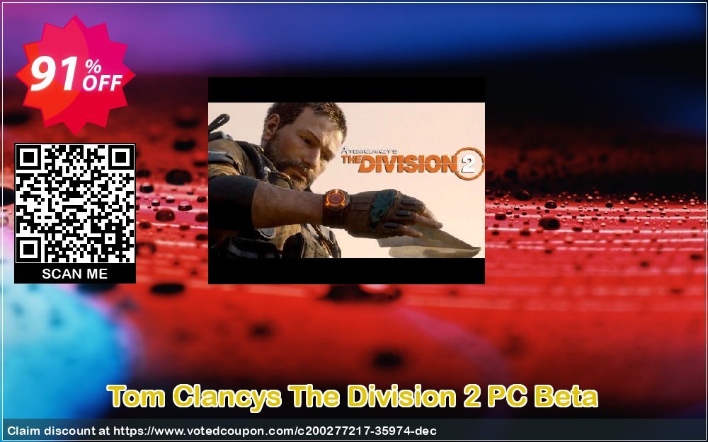 Tom Clancys The Division 2 PC Beta Coupon, discount Tom Clancys The Division 2 PC Beta Deal 2024 CDkeys. Promotion: Tom Clancys The Division 2 PC Beta Exclusive Sale offer 
