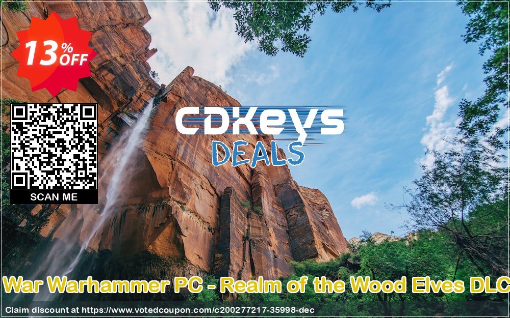 Total War Warhammer PC - Realm of the Wood Elves DLC, EU  Coupon, discount Total War Warhammer PC - Realm of the Wood Elves DLC (EU) Deal 2024 CDkeys. Promotion: Total War Warhammer PC - Realm of the Wood Elves DLC (EU) Exclusive Sale offer 