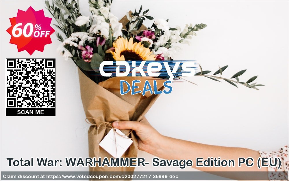 Total War: WARHAMMER- Savage Edition PC, EU  Coupon, discount Total War: WARHAMMER- Savage Edition PC (EU) Deal 2024 CDkeys. Promotion: Total War: WARHAMMER- Savage Edition PC (EU) Exclusive Sale offer 