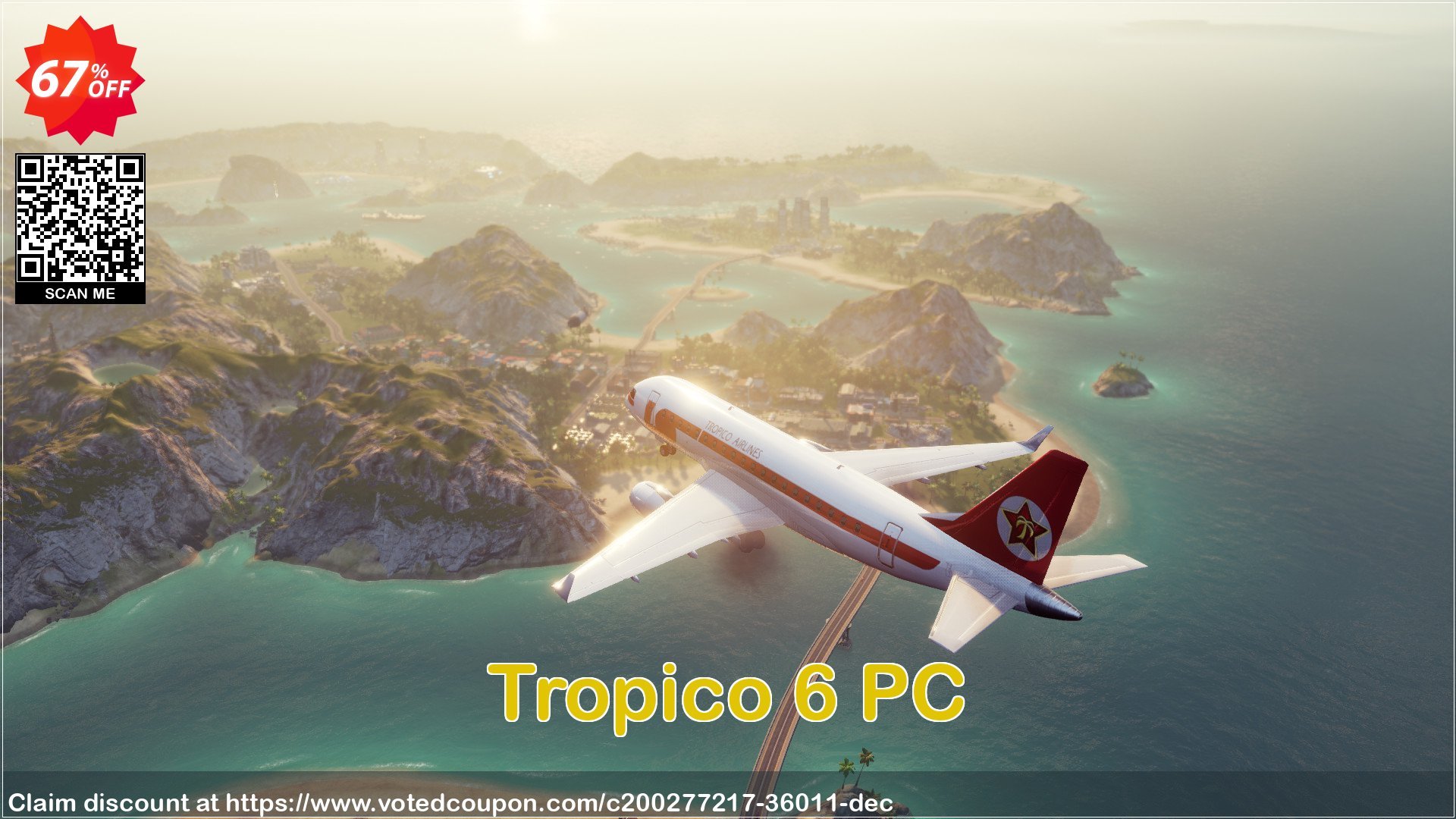 Tropico 6 PC Coupon, discount Tropico 6 PC Deal 2024 CDkeys. Promotion: Tropico 6 PC Exclusive Sale offer 