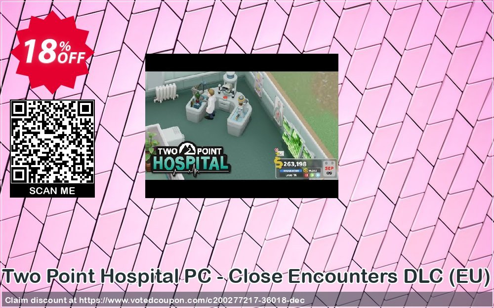 Two Point Hospital PC - Close Encounters DLC, EU  Coupon Code Apr 2024, 18% OFF - VotedCoupon