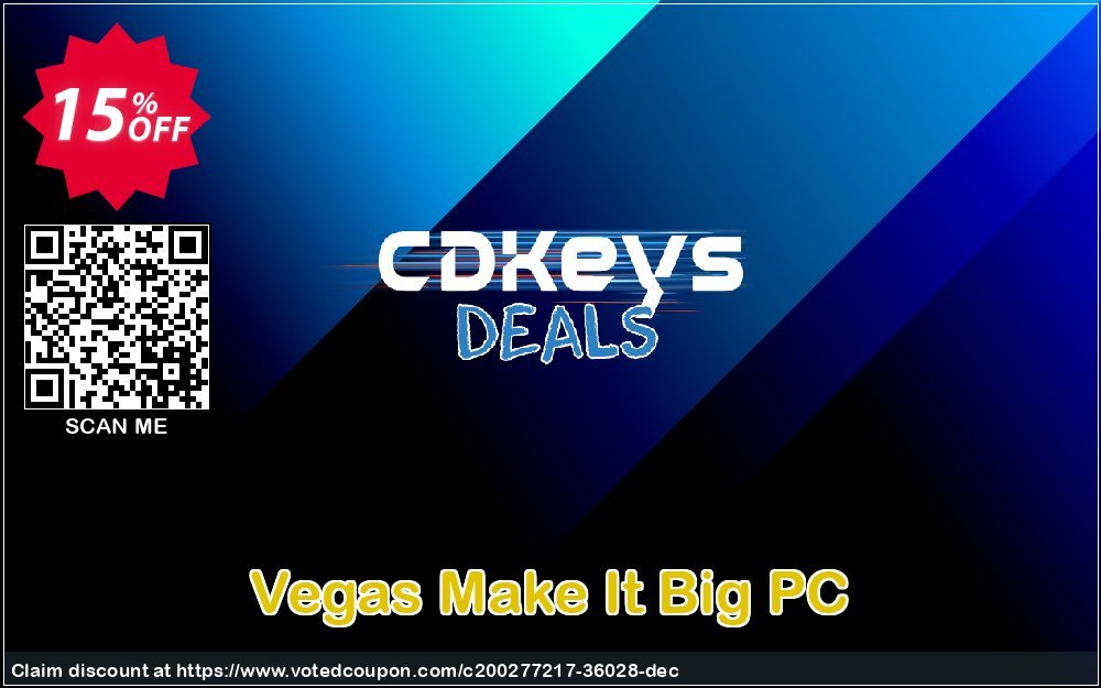 Vegas Make It Big PC Coupon, discount Vegas Make It Big PC Deal 2024 CDkeys. Promotion: Vegas Make It Big PC Exclusive Sale offer 