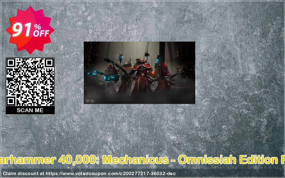 Warhammer 40,000: Mechanicus - Omnissiah Edition PC Coupon Code Apr 2024, 91% OFF - VotedCoupon