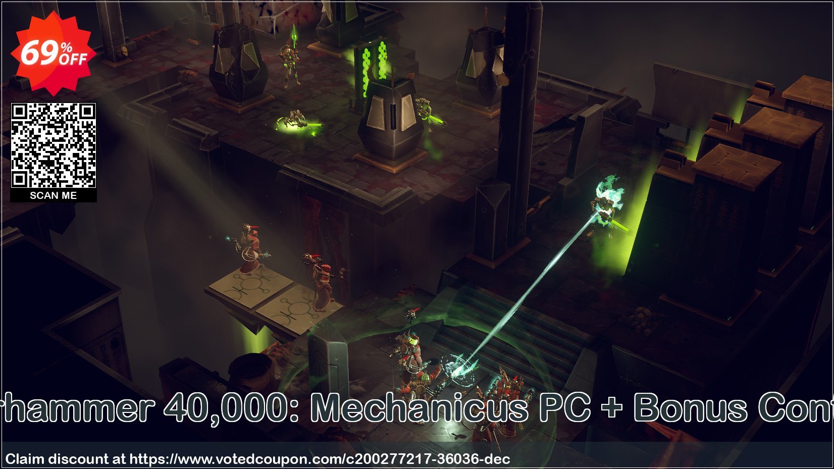 Warhammer 40,000: Mechanicus PC + Bonus Content Coupon Code Apr 2024, 69% OFF - VotedCoupon