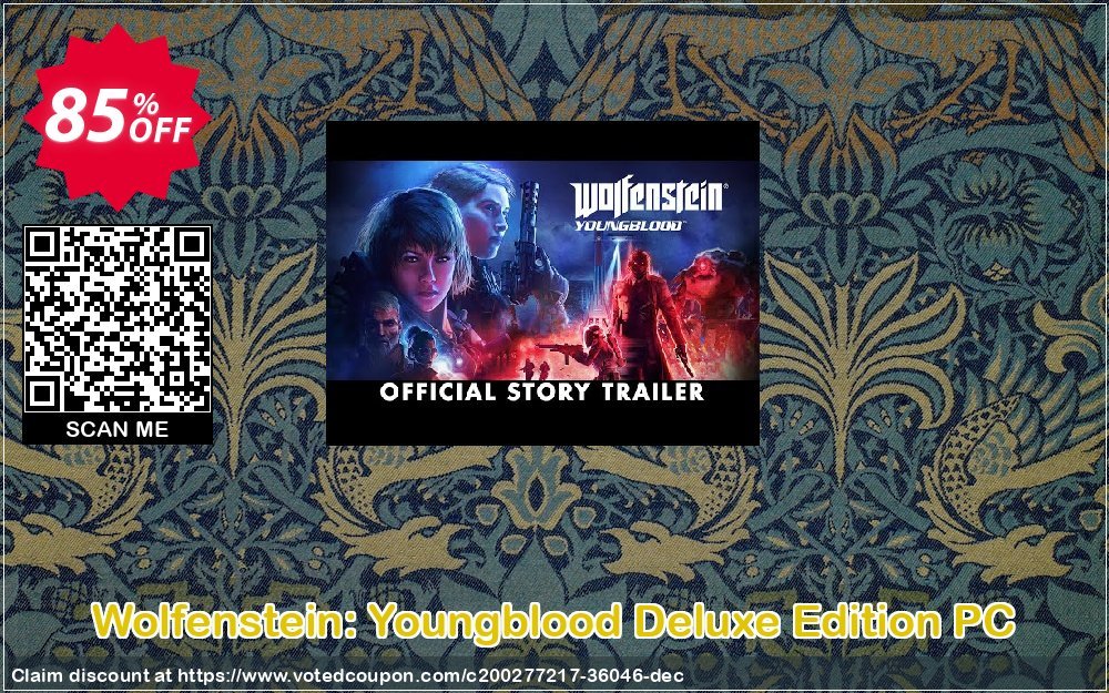 Wolfenstein: Youngblood Deluxe Edition PC Coupon, discount Wolfenstein: Youngblood Deluxe Edition PC Deal 2024 CDkeys. Promotion: Wolfenstein: Youngblood Deluxe Edition PC Exclusive Sale offer 