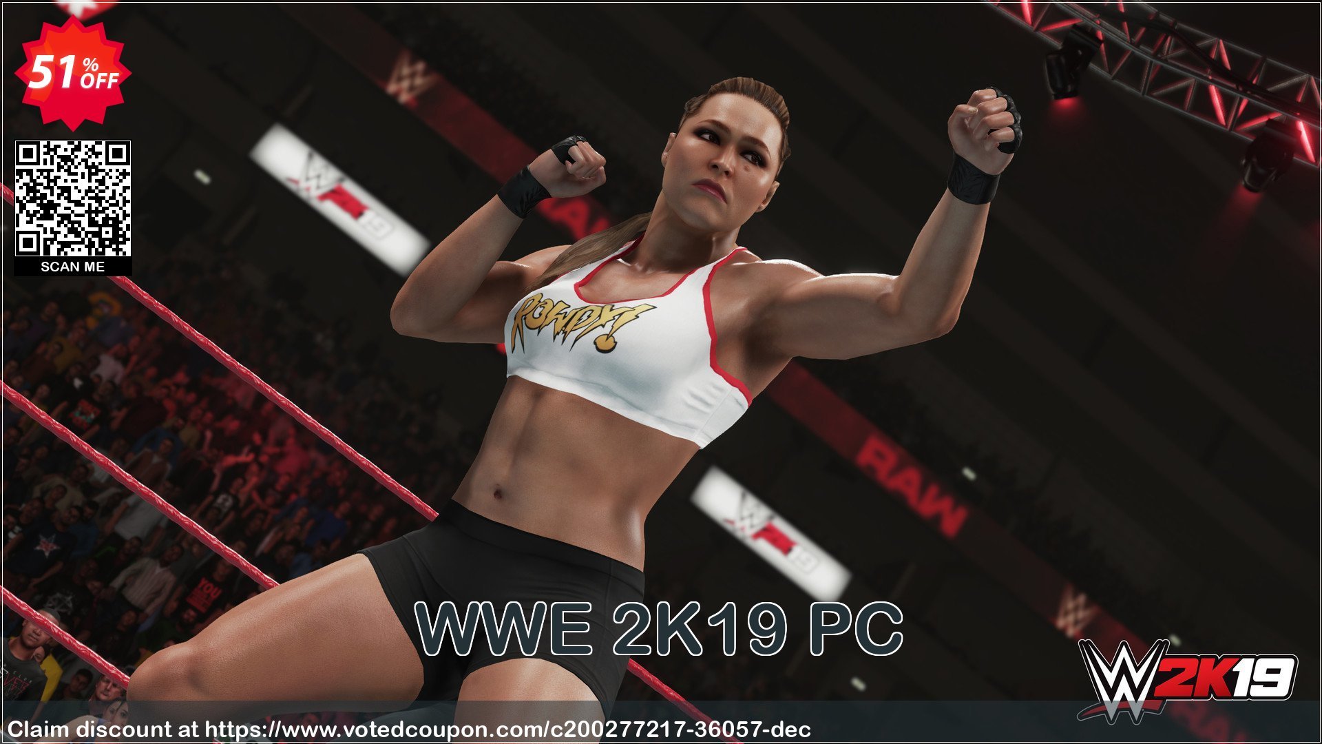 WWE 2K19 PC Coupon, discount WWE 2K19 PC Deal 2023 CDkeys. Promotion: WWE 2K19 PC Exclusive Sale offer 