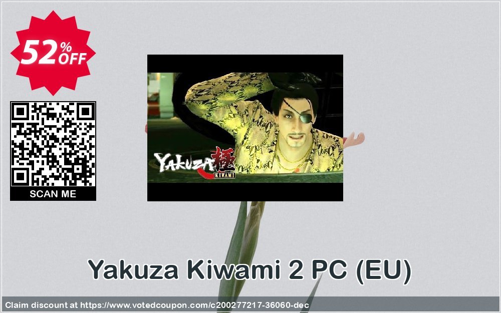 Yakuza Kiwami 2 PC, EU  Coupon, discount Yakuza Kiwami 2 PC (EU) Deal 2024 CDkeys. Promotion: Yakuza Kiwami 2 PC (EU) Exclusive Sale offer 